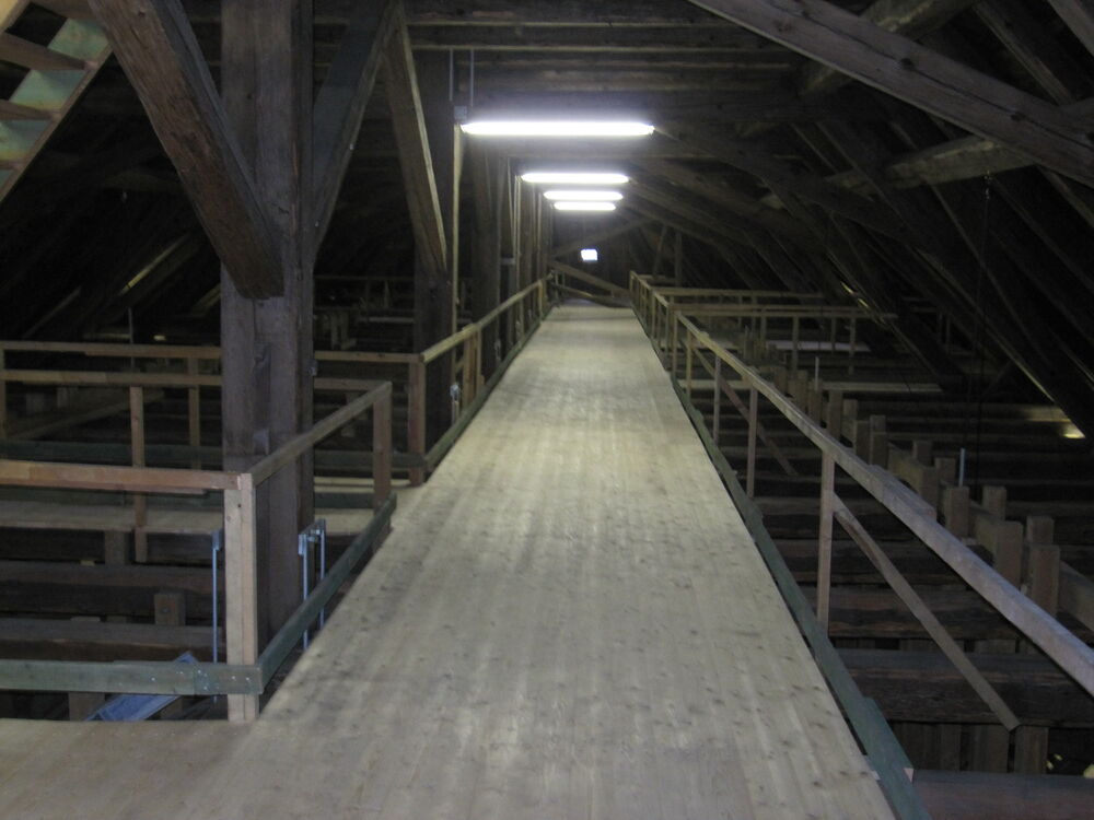 Laufsteg im Dachraum der Kirche&hellip;